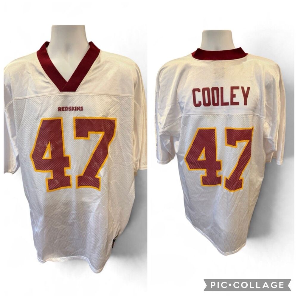 Washington Redskins Jersey Men's Large Chris Cooley #47 Reebok NFL Vintage White